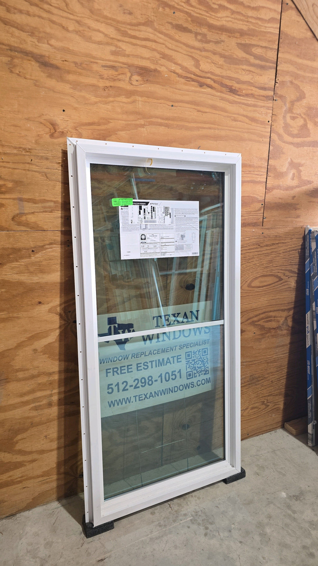 Window Inner Ply Ply Gem 29.5 x 49.5 Series 1100 Black/White Vinyl Fixed Window – Texan ...