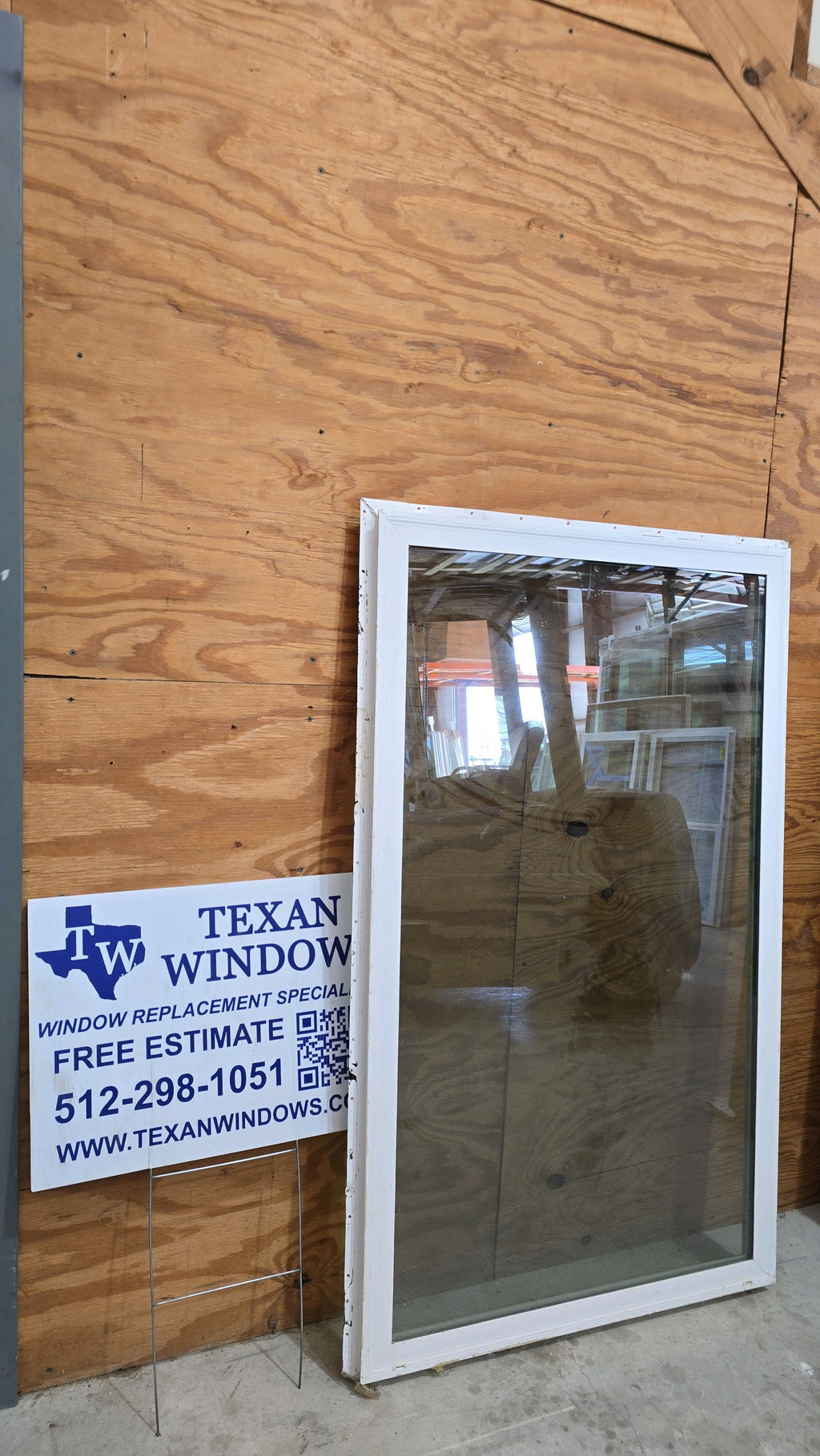 35.5 x 59.5 White Vinyl Fixed Window - Ply Gem 1100 Series