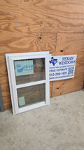 23.5 x 35.5 White Vinyl Single Hung Window - Finestra 64 Series