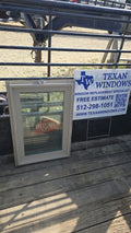19.5 x 29.5 Tan Vinyl Fixed Window - Milgard